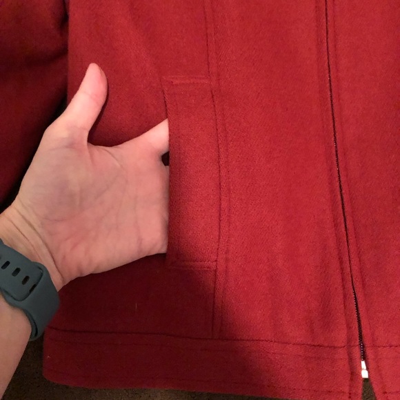 Red wool jacket Express - Picture 5 of 9